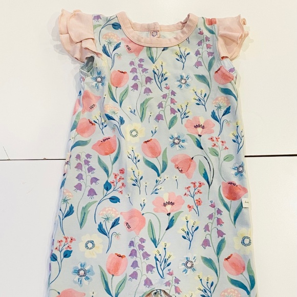 Loulou lollipop 6-12m ruffle romper - Picture 1 of 1